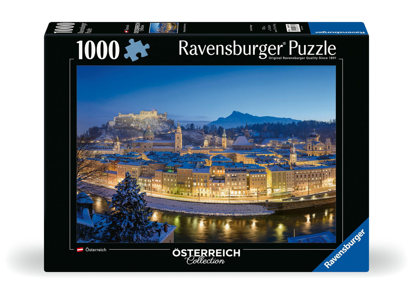 Erwachsenenpuzzle 1000 Teile - Salzburger Abendstimmung