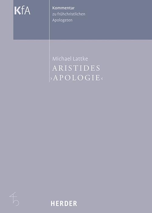 Aristides \"Apologie\"