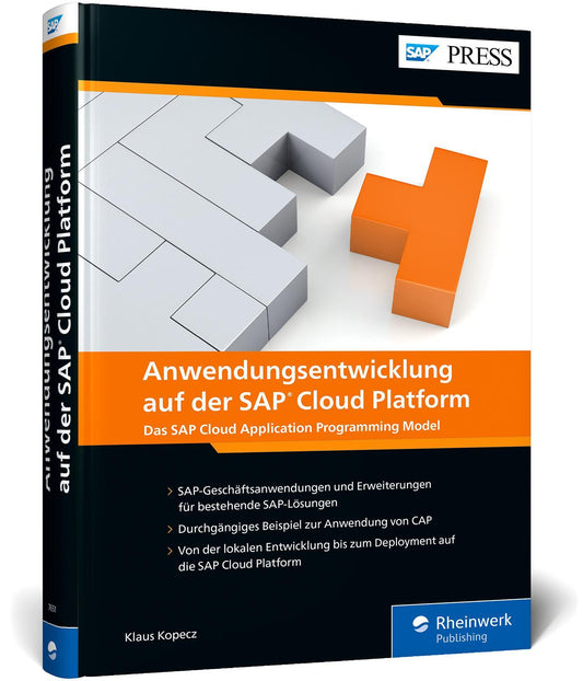 Buchcover: Anwendungsentwicklung auf der SAP Cloud Platform