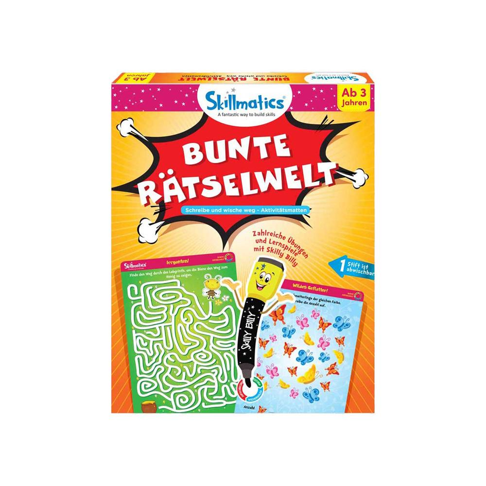 Write and Wipe Kit - Bunte Rätselwelt