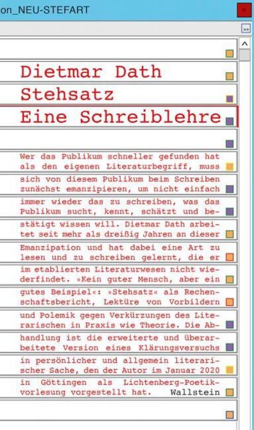 Stehsatz