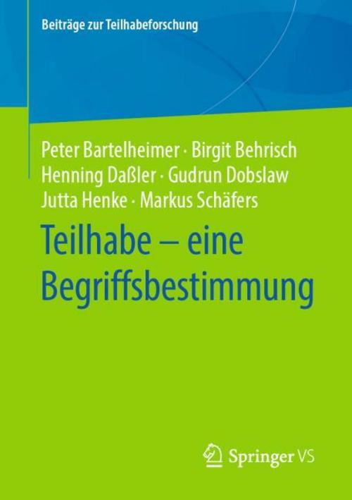 Buchcover: Teilhabe - eine Begriffsbestimmung