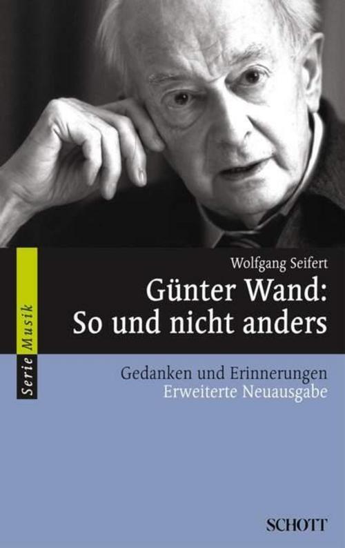 Buchcover: Günter Wand: So und nicht anders