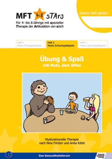 MFT 4-8 Stars - Für 4- bis 8-Jährige mit spezieller Therapie der Artikulation von s/sch - Übung & Spaß mit Muki, dem Affen.H.2