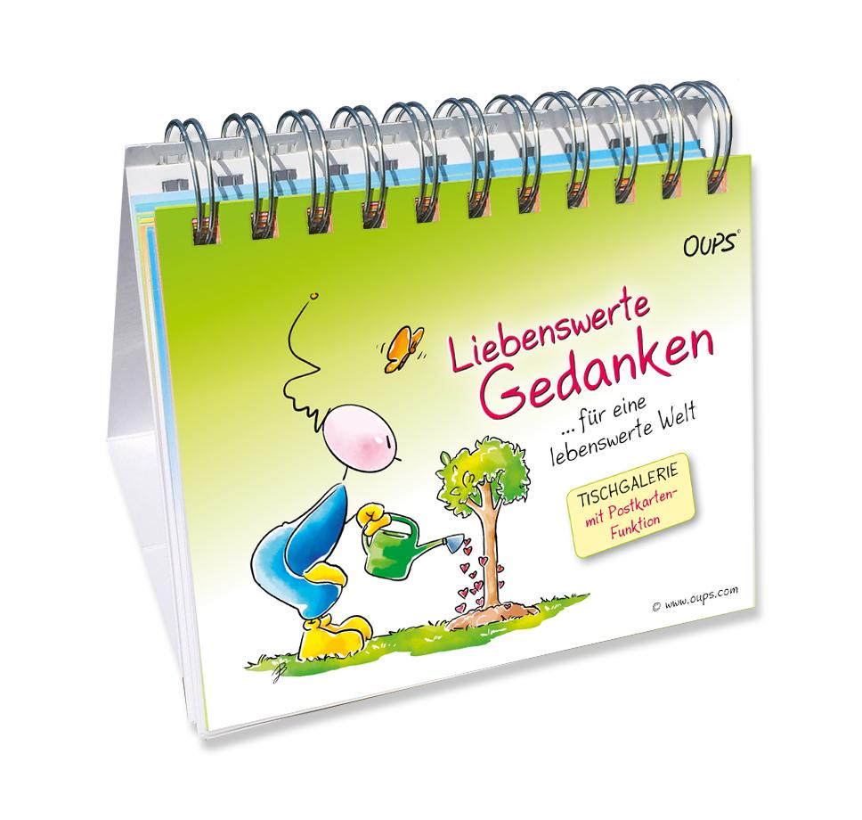 Buchcover: Oups Postkarten-Tischgalerie, m. 1 Beilage