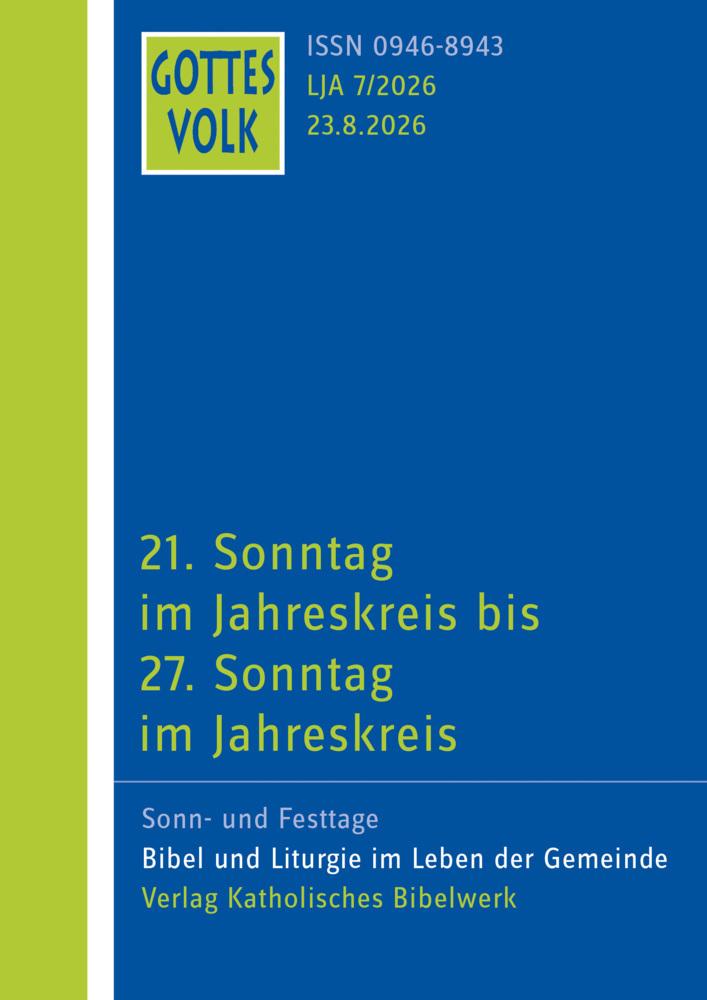 Buchcover: Gottes Volk LJ A7/2026
