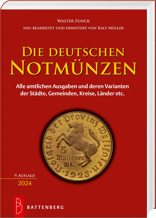 Buchcover: Die deutschen Notmünzen