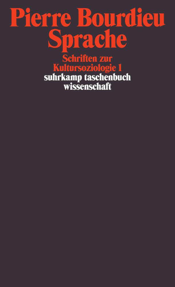 Buchcover: Schriften zur Kultursoziologie 1 - Sprache