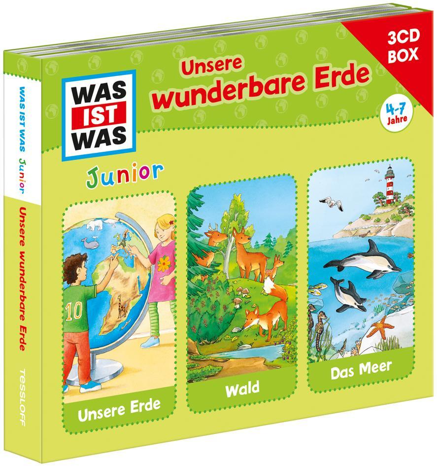 WAS IST WAS Junior 3-CD Hörspielbox. Unsere wunderbare Erde