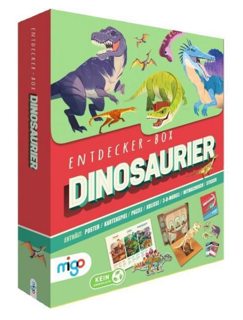 Buchcover: Entdecker-Box: Dinosaurier