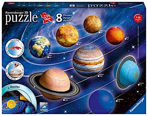 Buchcover: 3D Puzzle - Planetensystem
