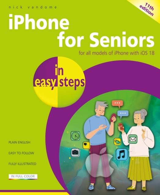 Buchcover: iPhone for Seniors in easy steps