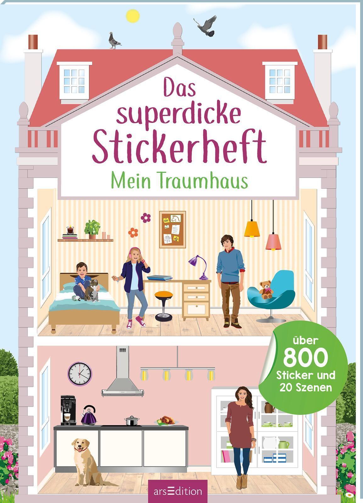 Das superdicke Stickerheft - Mein Traumhaus