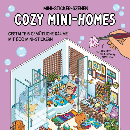Mini-Sticker-Szenen - Cozy Mini-Homes I 3D-Sticker