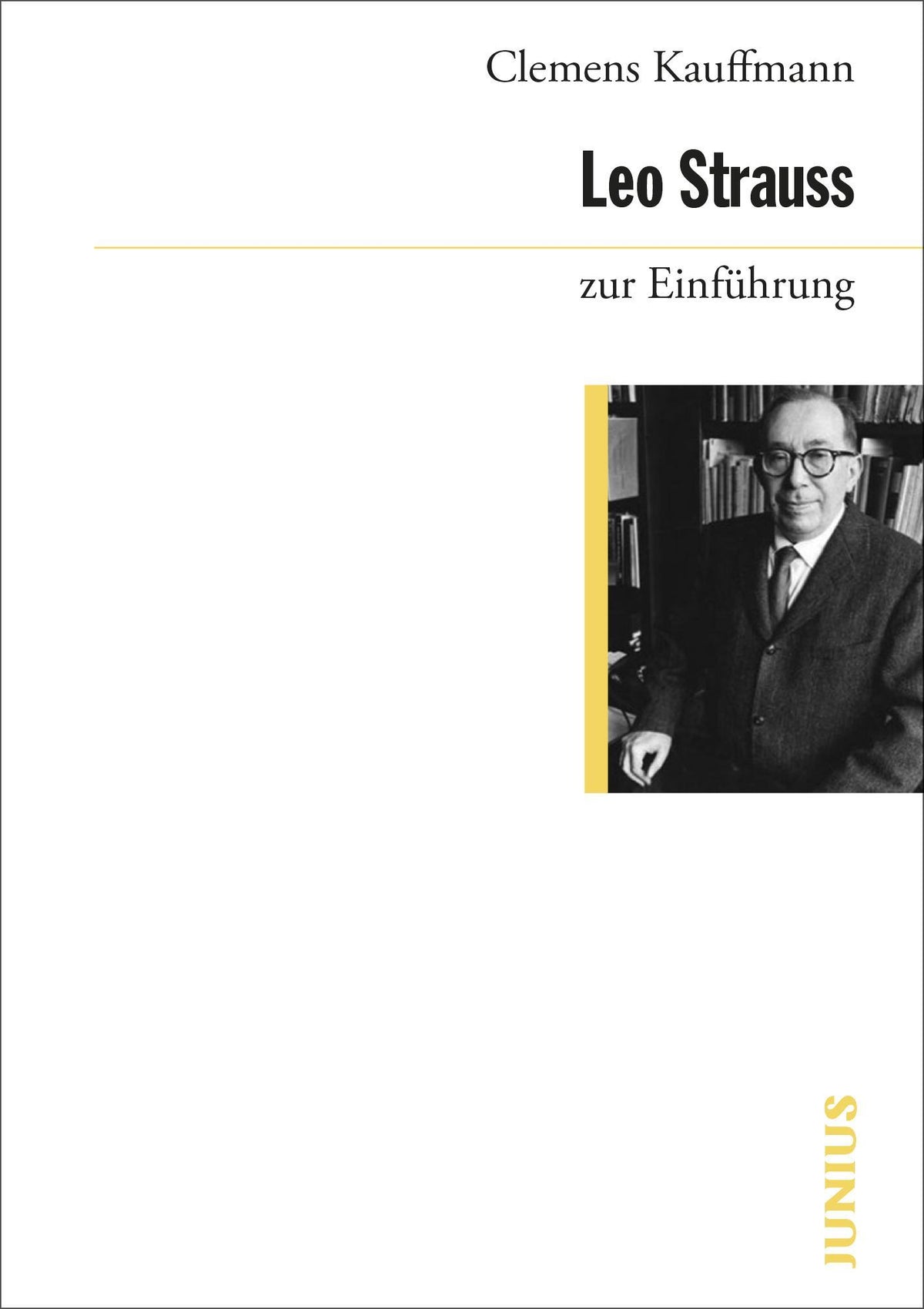 Buchcover: Leo Strauss zur Einführung