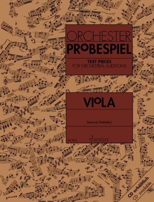 Buchcover: Orchester-Probespiel Viola