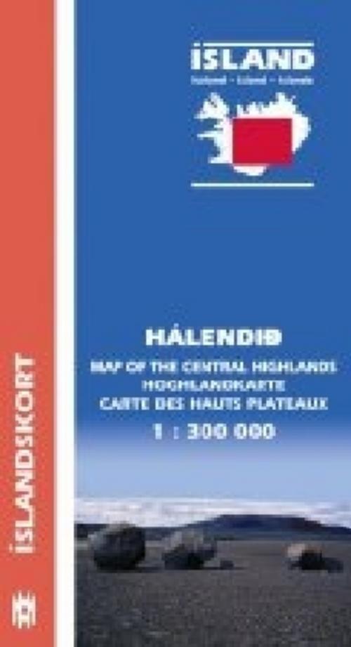 Island 1 : 300 000. Hochlandkarte