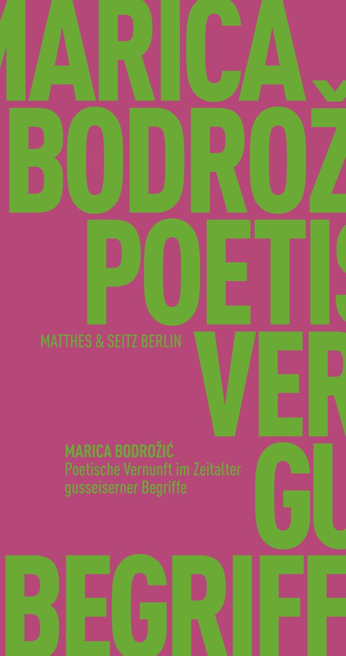 Buchcover: Poetische Vernunft im Zeitalter gusseiserner Begriffe