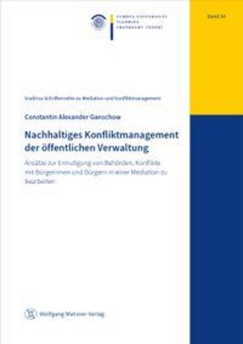 Nachhaltiges Konfliktmanagement der öffentlichen Verwaltung