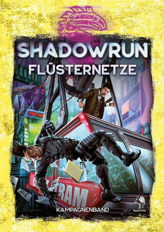 Buchcover: Shadowrun: Flüsternetze (Hardcover)