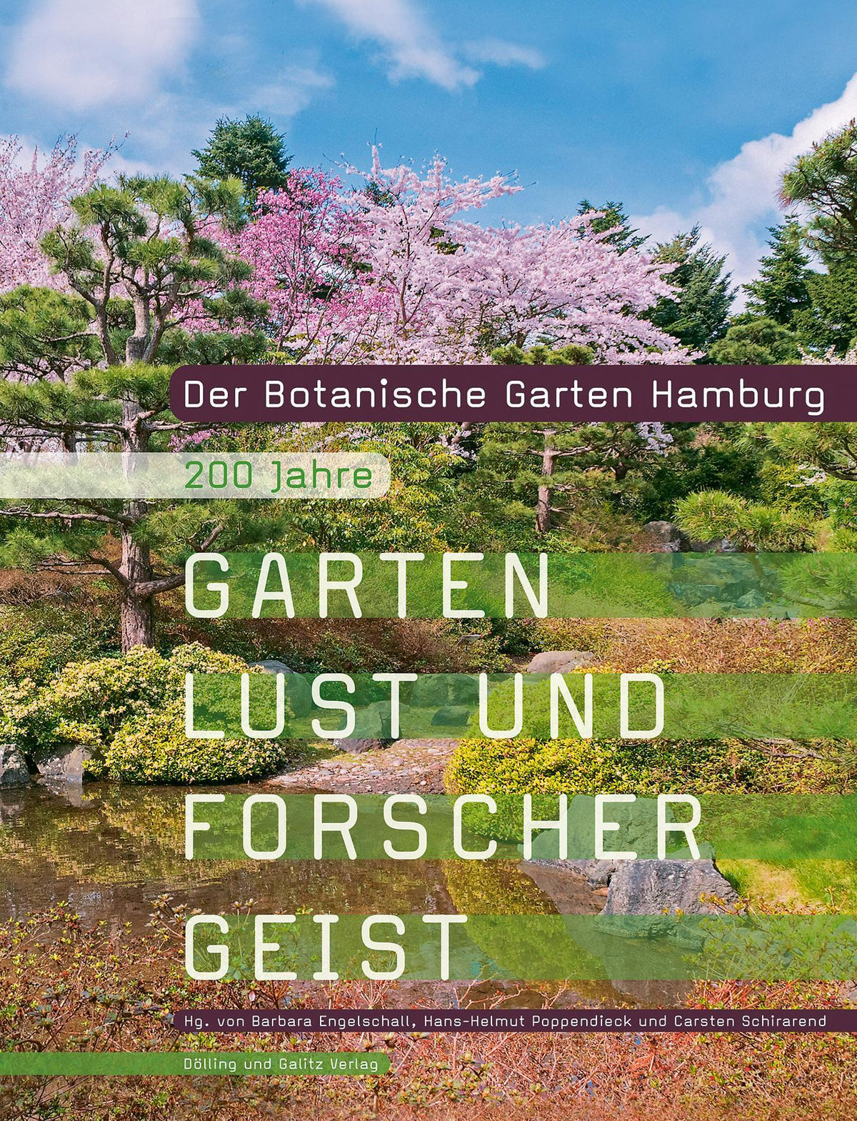 Buchcover: Der Botanische Garten Hamburg