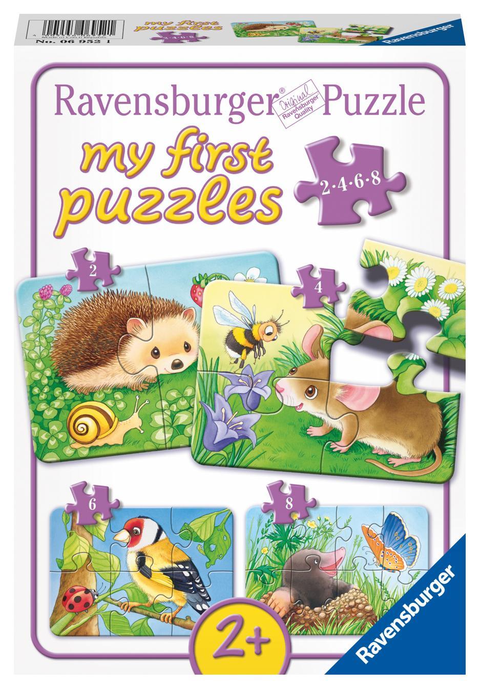 Buchcover: my first puzzles - Süße Gartenbewohner