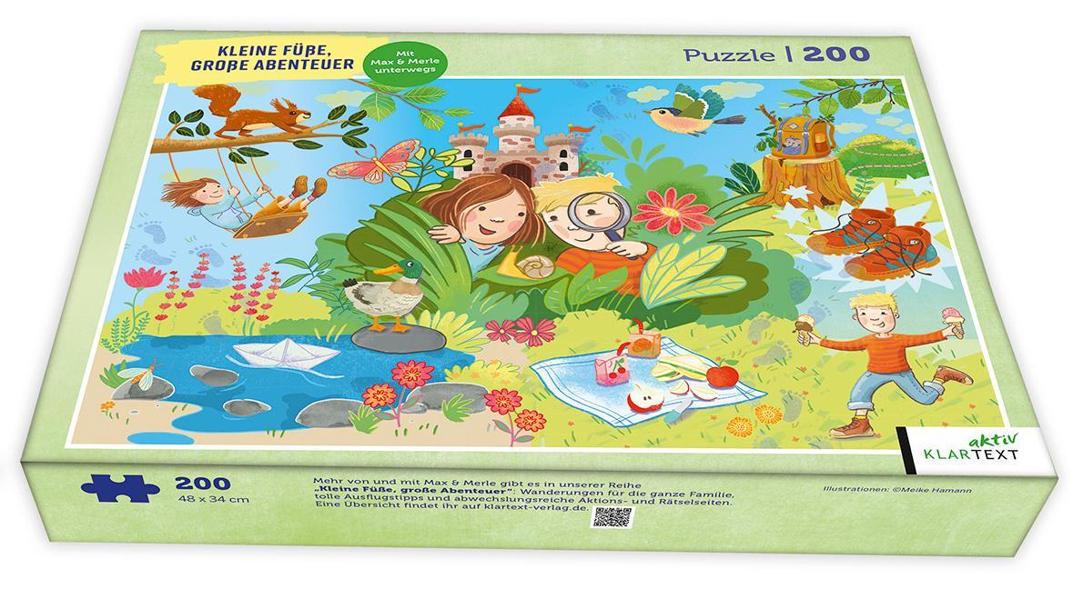 Puzzle Kleine Füße, große Abenteuer