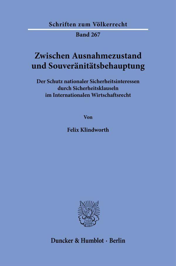 Zwischen Ausnahmezustand und Souveränitätsbehauptung