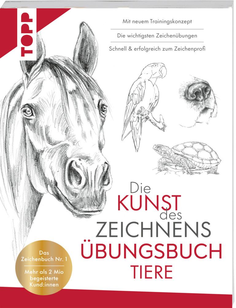 Die Kunst des Zeichnens Tiere Übungsbuch