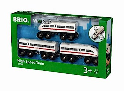 BRIO World - Schnellzug mit Sound, Holz, 3 Teile