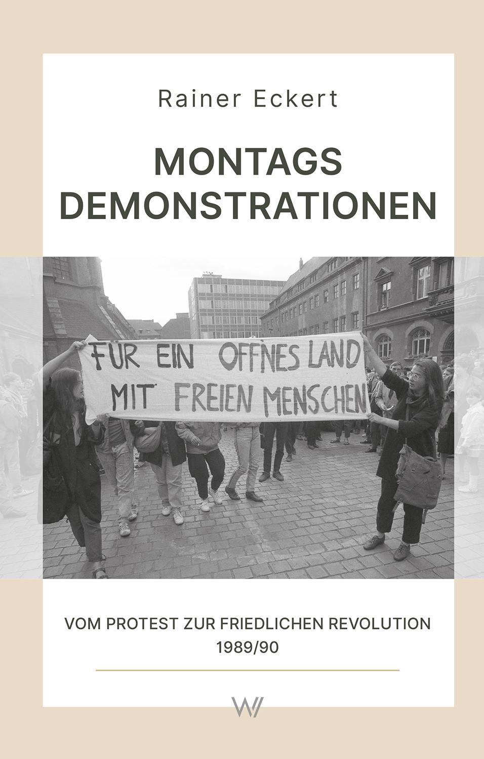 Buchcover: Montagsdemonstrationen