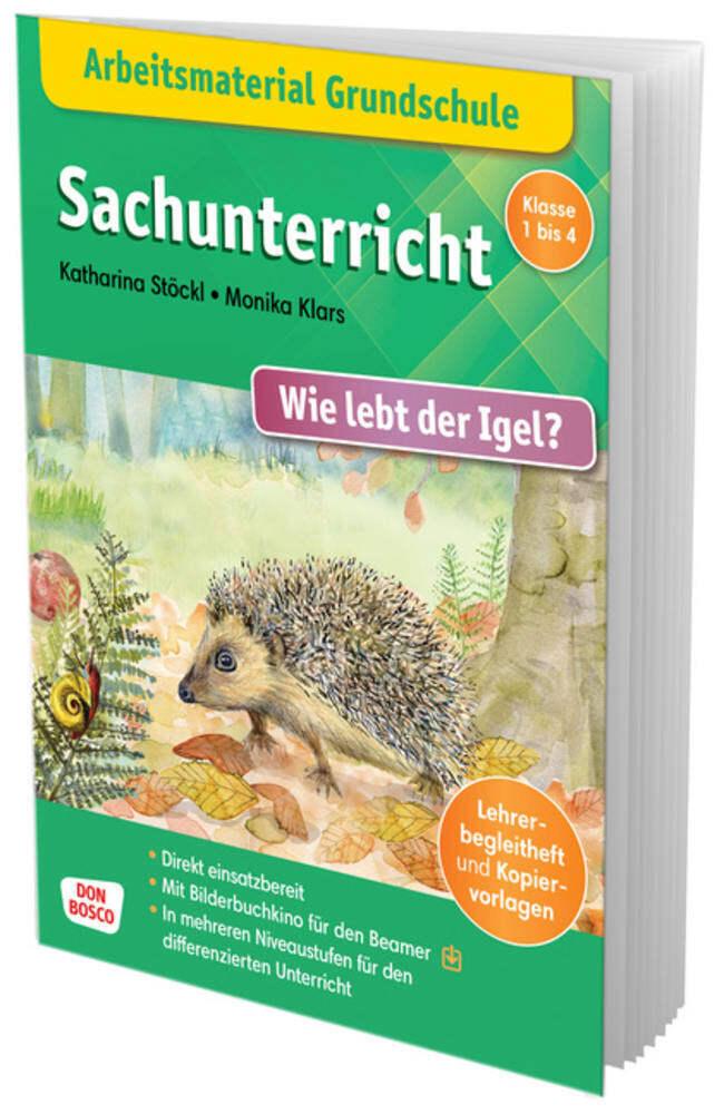 Buchcover: Arbeitsmaterial Grundschule. Sachunterricht: Wie lebt der Igel?, m. 1 Beilage