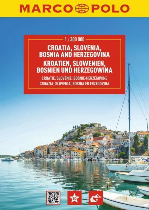 MARCO POLO Reiseatlas Kroatien, Slowenien, Bosnien und Herzegowina 1:300.000