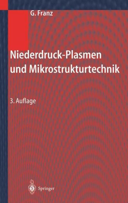 Buchcover: Niederdruckplasmen und Mikrostrukturtechnik