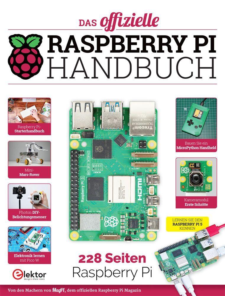Buchcover: Das offizielle Raspberry Pi Handbuch
