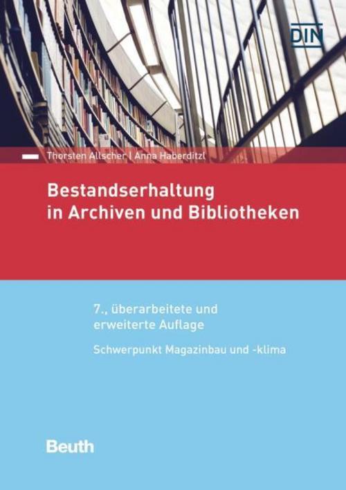 Buchcover: Bestandserhaltung in Archiven und Bibliotheken