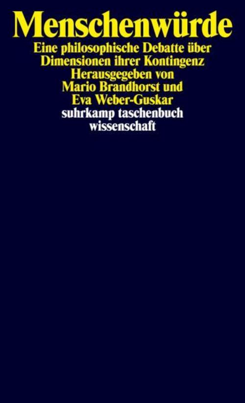 Buchcover: Menschenwürde