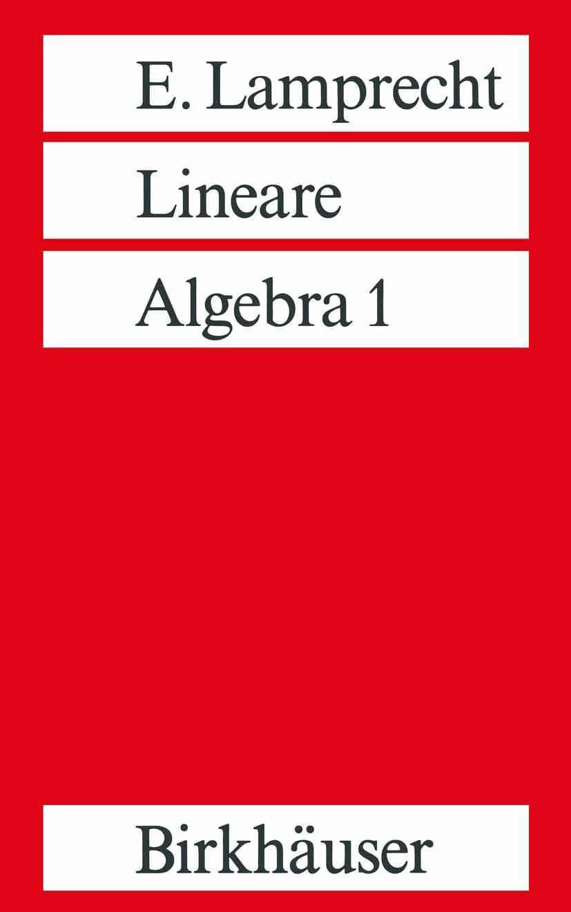 Buchcover: Lineare Algebra 1