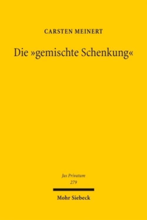 Die \"gemischte Schenkung\"