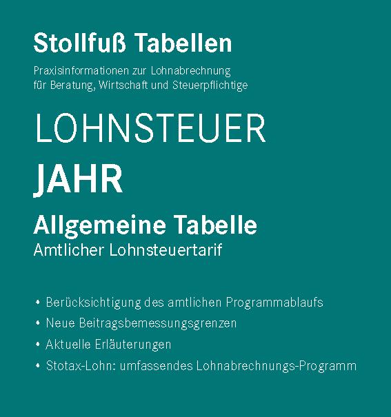 Tabelle, Lohnsteuer 2023 Jahr