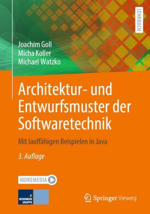 Buchcover: Architektur- und Entwurfsmuster der Softwaretechnik