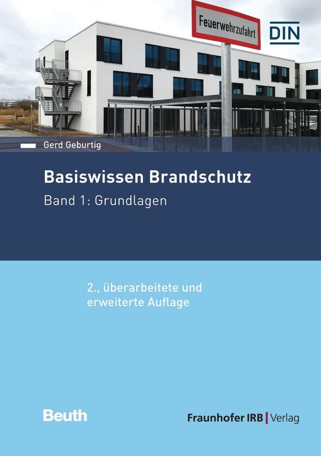 Buchcover: Basiswissen Brandschutz