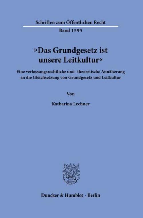 \"Das Grundgesetz ist unsere Leitkultur\"