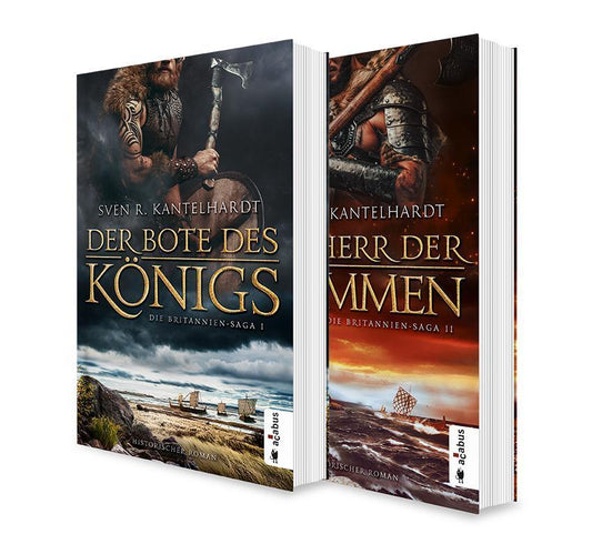 Die Britannien-Saga. Band 1 und 2: \"Der Bote des Königs\" und \"Der Herr der Flammen\"