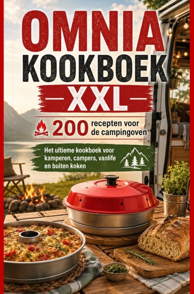 Omnia Kookboek XXL 200 recepten voor de campingoven: Het ultieme kookboek voor kamperen, campers, vanlife en buiten koken