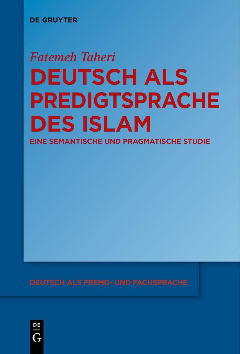 Buchcover: Deutsch als Predigtsprache des Islam
