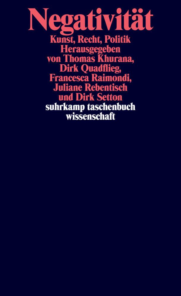 Buchcover: Negativität