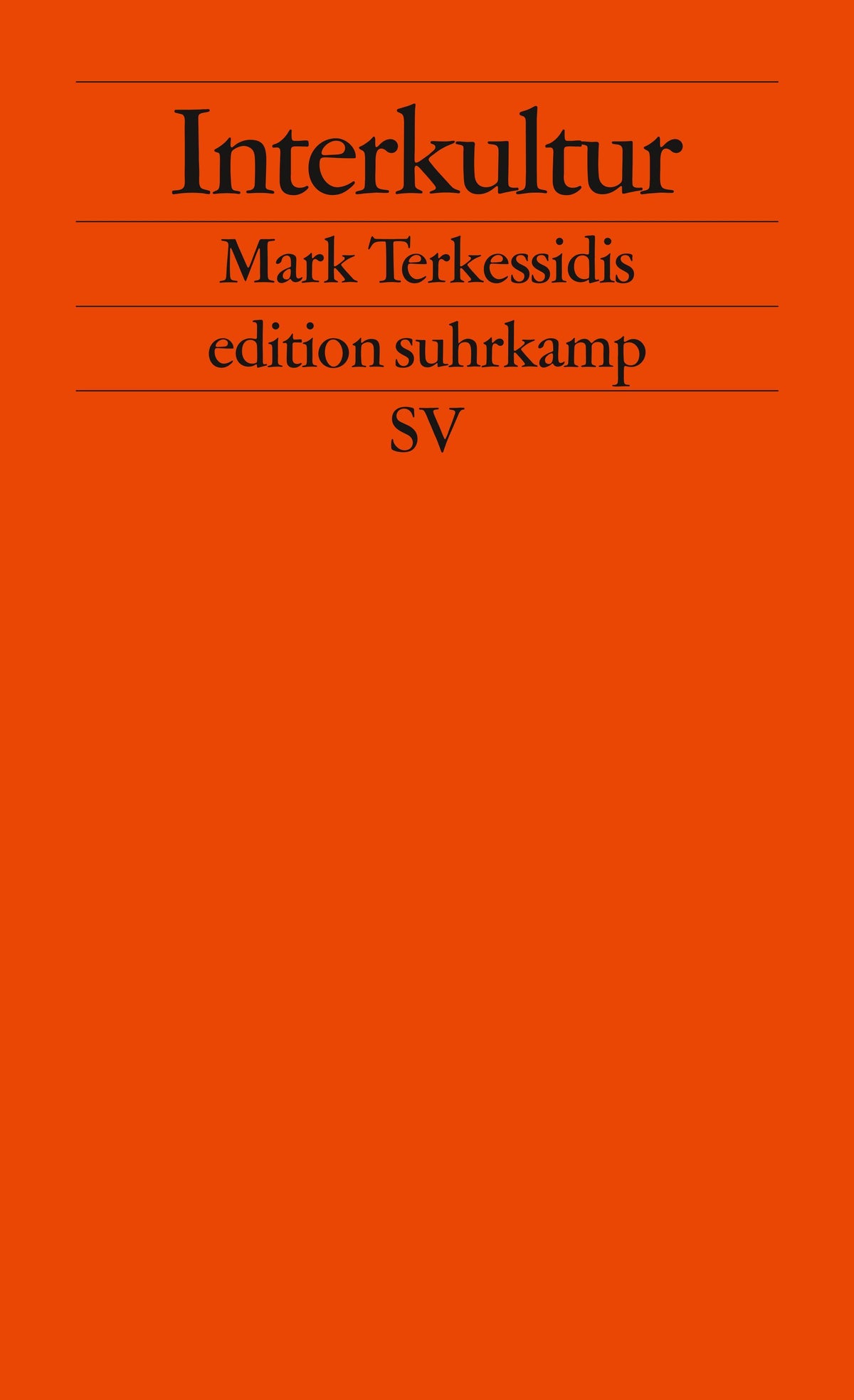 Buchcover: Interkultur
