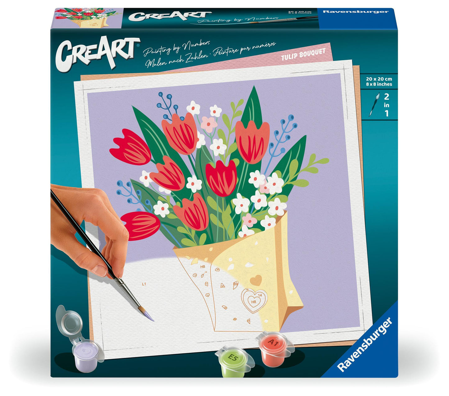 CreArt Adults Trend - Tulpenstrauß
