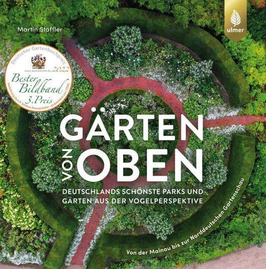 Buchcover: Gärten von oben